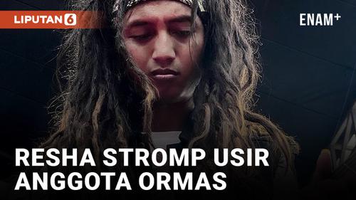 VIDEO: Detik-Detik Resha Stromp Minta Anggota Ormas Turun dari Panggung Karena Mengganggu
