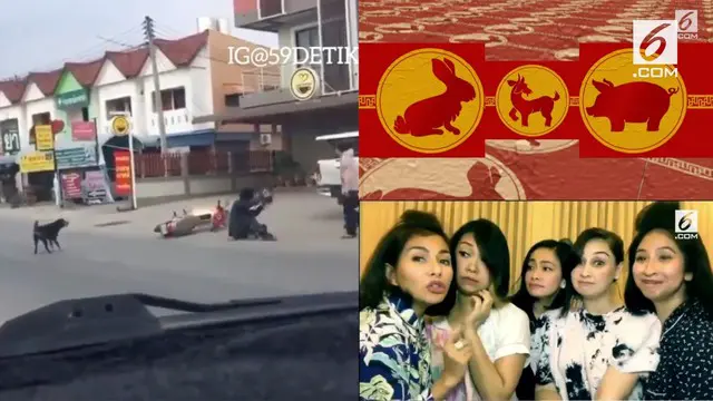 Video Hit hati ini datang dari rekaman bocah yang ditabrak motor saat bermain bola di jalan, ramalan shio paling beruntung, dan artis yang sindir sosialita.