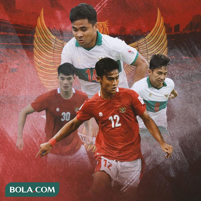 Timnas Indonesia - Witan Sulaeman, Elkan Baggott, Asnawi Mangkualam, Pratama Arhan