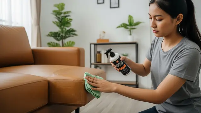 Cara Membersihkan Sofa Kulit