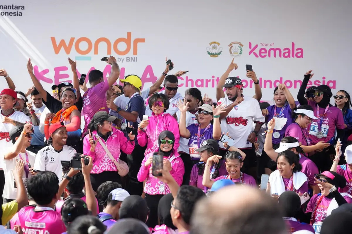 Ajang lari internasional wondr Kemala Run 2026 berlangsung meriah dan sukses digelar dengan antusiasme tinggi dari berbagai kalangan.