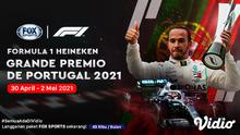 Live Streaming F1 Portugal di Kanal FOX Sports. (Sumber : dok. vidio.com)