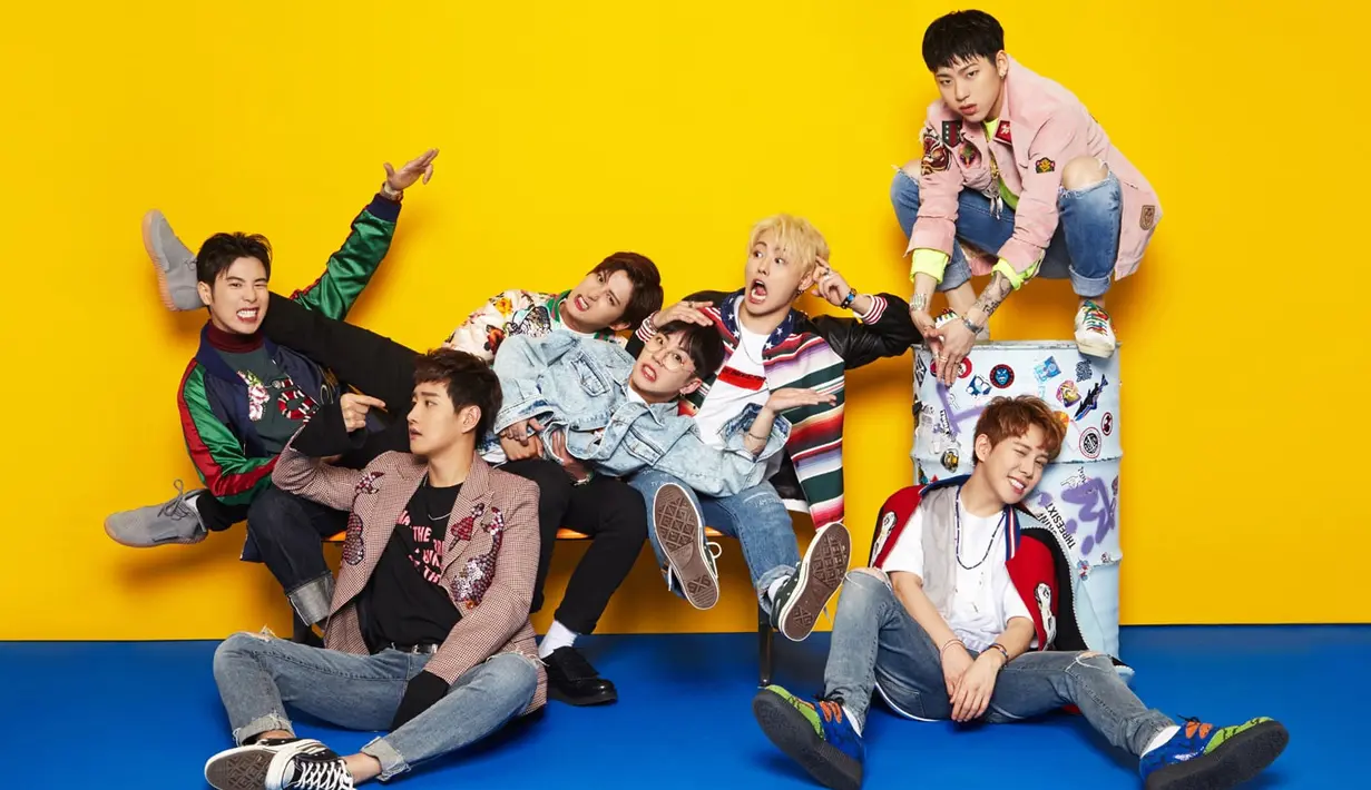 Block B juga termasuk idol yang belum menggelar konser di Indonesia. Bahkan pada 2016, para penggemar pernah membuat petisi agar Block B menggelar di Indonesia. (Foto: Soompi.com)