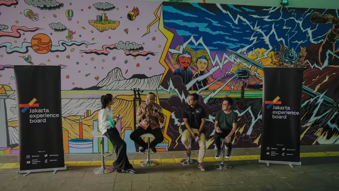 Kolaborasi Seni Mural Pemprov DKI Jakarta, JXB, Disney Indonesia Meriahkan #JakartaHajatan Hadir di Terowongan Kendal
