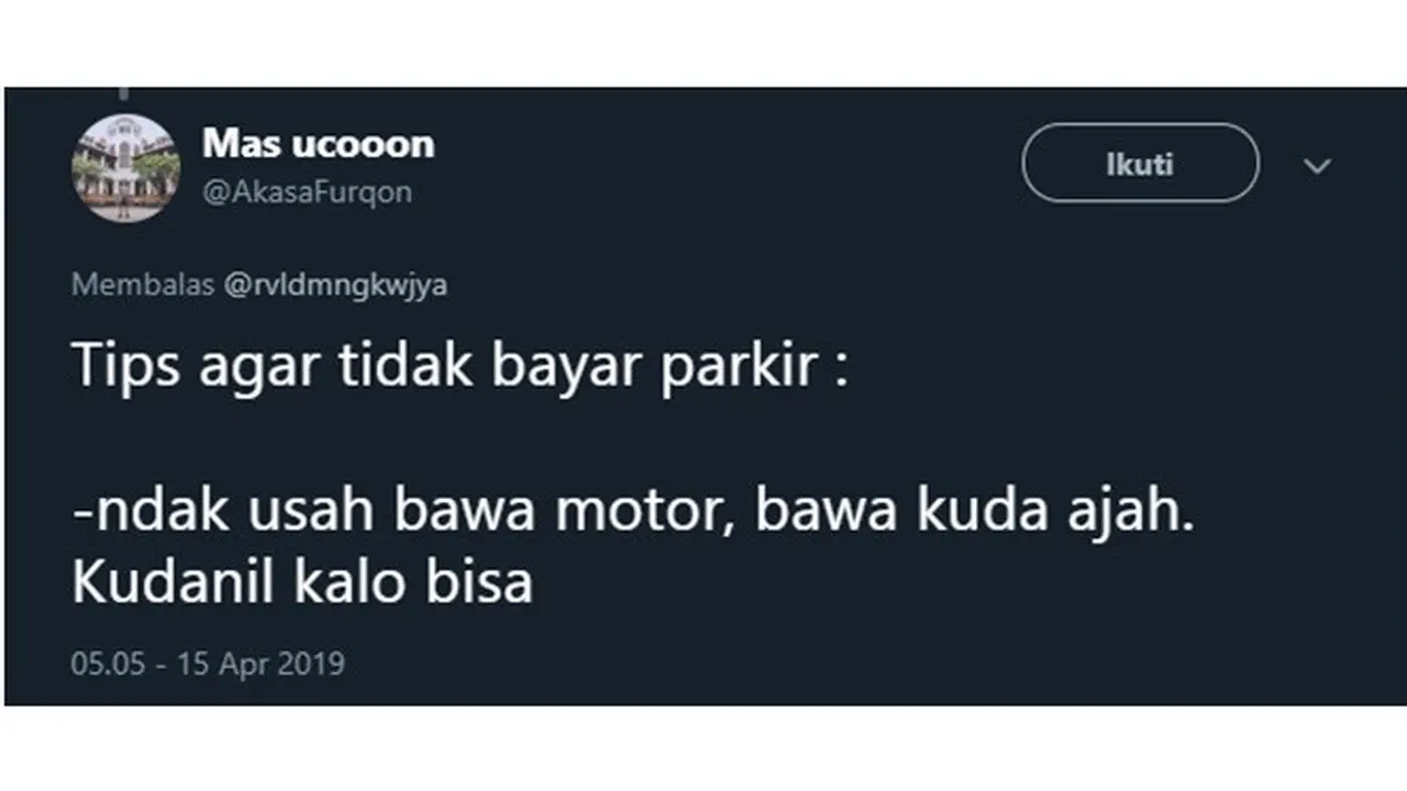 tips tidak bawa parkir