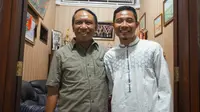 Menteri Pemuda dan Olahraga (Menpora) Zainuddin Amali mengunjungi gelandang Timnas Indonesia, Evan Dimas yang sedang cidera.  (Foto: Liputan6.com/Dian Kurniawan)