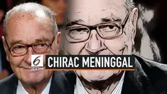Mantan Presiden Prancis Jacques Chirac meninggal dunia di usia 86 tahun, Kamis (26/9). Beberapa tahun terakhir Chirac mengalami Alzheimer, sedangkan sejak 2005 ia menderita stroke ringan.