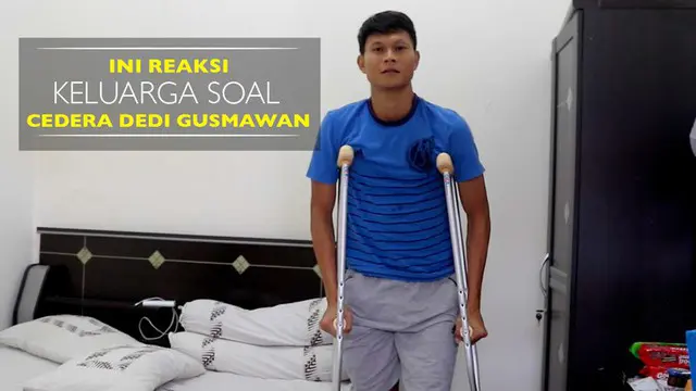 Berita video wawancara santai dengan pemain Mitra Kukar, Dedi Gusmawan, yang mengalami cedera cukup parah di Piala Presiden 2017.