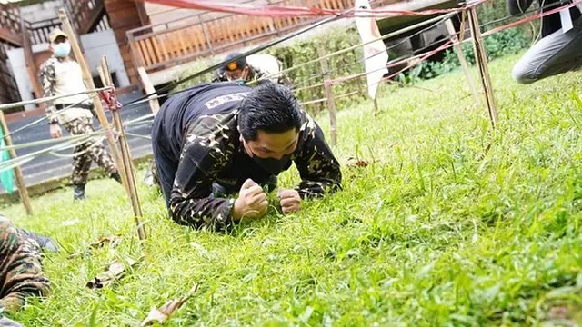 Jalani Diklatsar, Ini 6 Momen Erick Thohir Jadi Anggota Kehormatan Banser