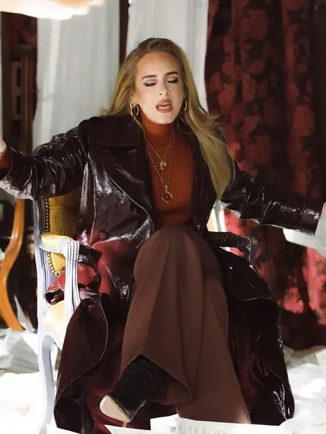 Adele's Easy On Me Music Video Outfit