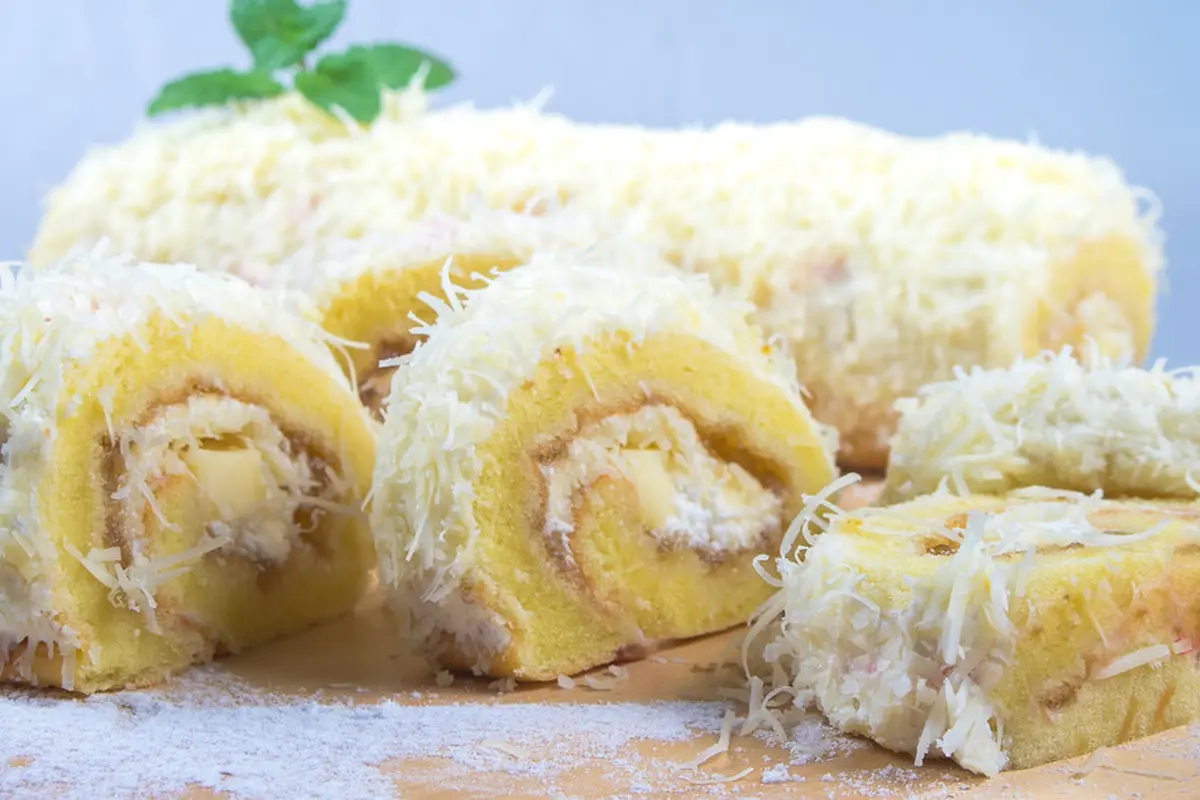 bolu kukus susu keju gulung