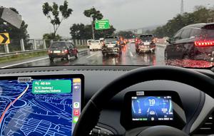 Mudik dengan Mobil Listrik. (Liputan6.com/Raden Trimutia Hatta)