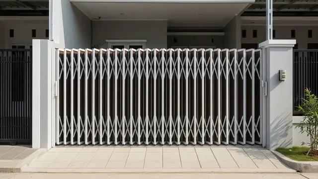 Model Pagar Rumah Lipat Modern Hemat Ruang