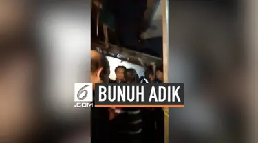 Diduga akibat alami stres, seorang pria nekat membunuh adiknya sendiri saat tertidur di Bogor. Akibat perbuatannya, pelaku harus diperiksa di rumah sakit jiwa.