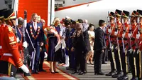 Raja Willem-Alexander dan Ratu Máxima tiba di Indonesia pada Senin (9/3/2020) untuk melakukan kunjungan kenegaraan. (Twitter/@koninklijkhuis)