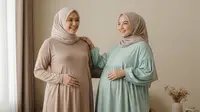 15 Model Gamis untuk Perut Besar, Tampil Percaya Diri dengan Siluet Langsing