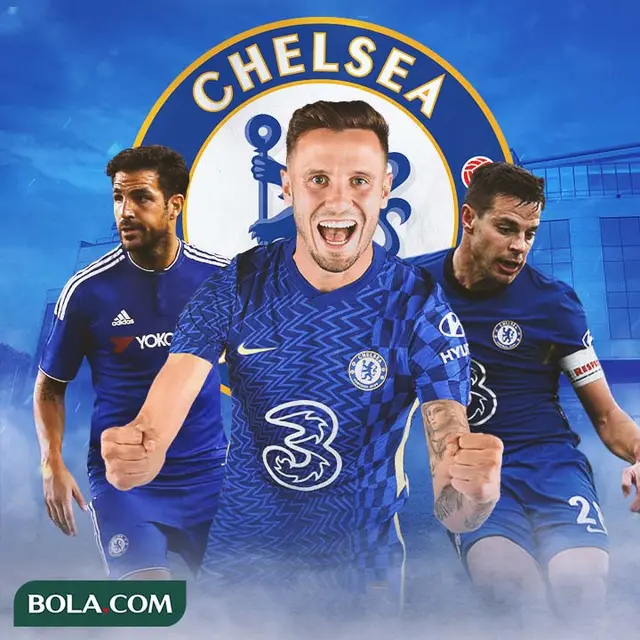 Chelsea - Cesc Fabregas, Saul Niguez, Cesar Azpilicueta