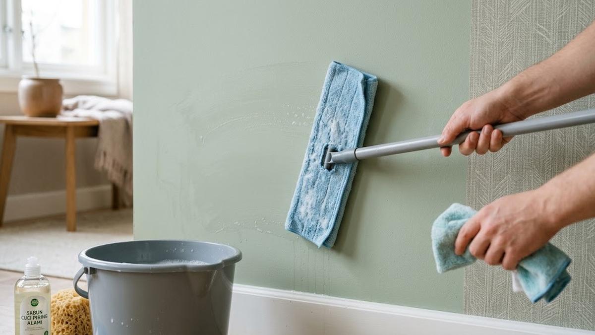 10 Cara Membersihkan Dinding Rumah agar Bersih Tahan Lama Tanpa Merusak Cat dan Wallpaper