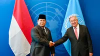 Bertemu Sekjen PBB, Prabowo Tegaskan Indonesia Siap Kirim Pasukan Perdamaian ke Gaza