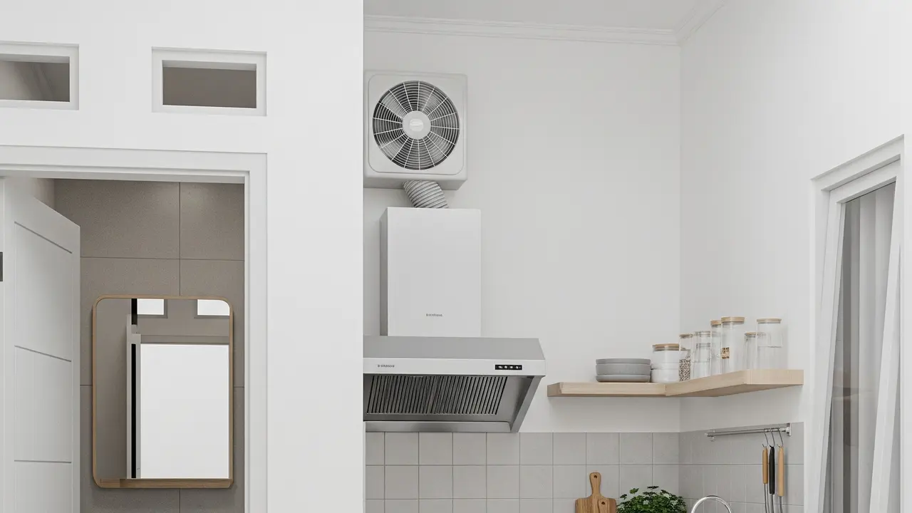 9 Desain Dapur Dekat Kamar Mandi, Estetis dan Fungsional