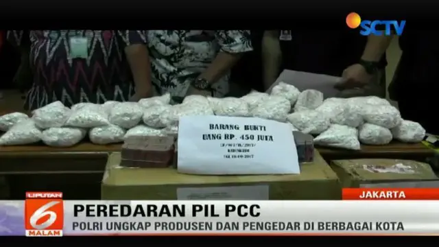Pengungkapan rantai peredaran pil PCC di Bandung, Surabaya, dan Purwokerto berawal dari penangkapan M SAS di Rawamangun, Jakarta Timur.