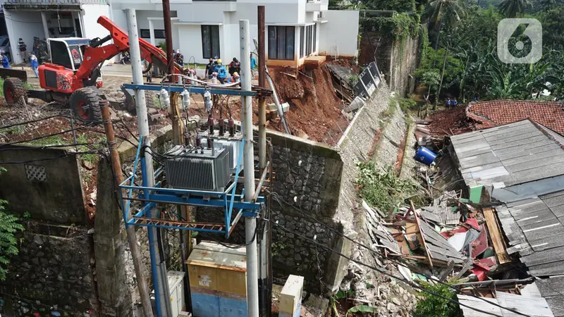 Kondisi Terkini Banjir dan Longsor di Ciganjur