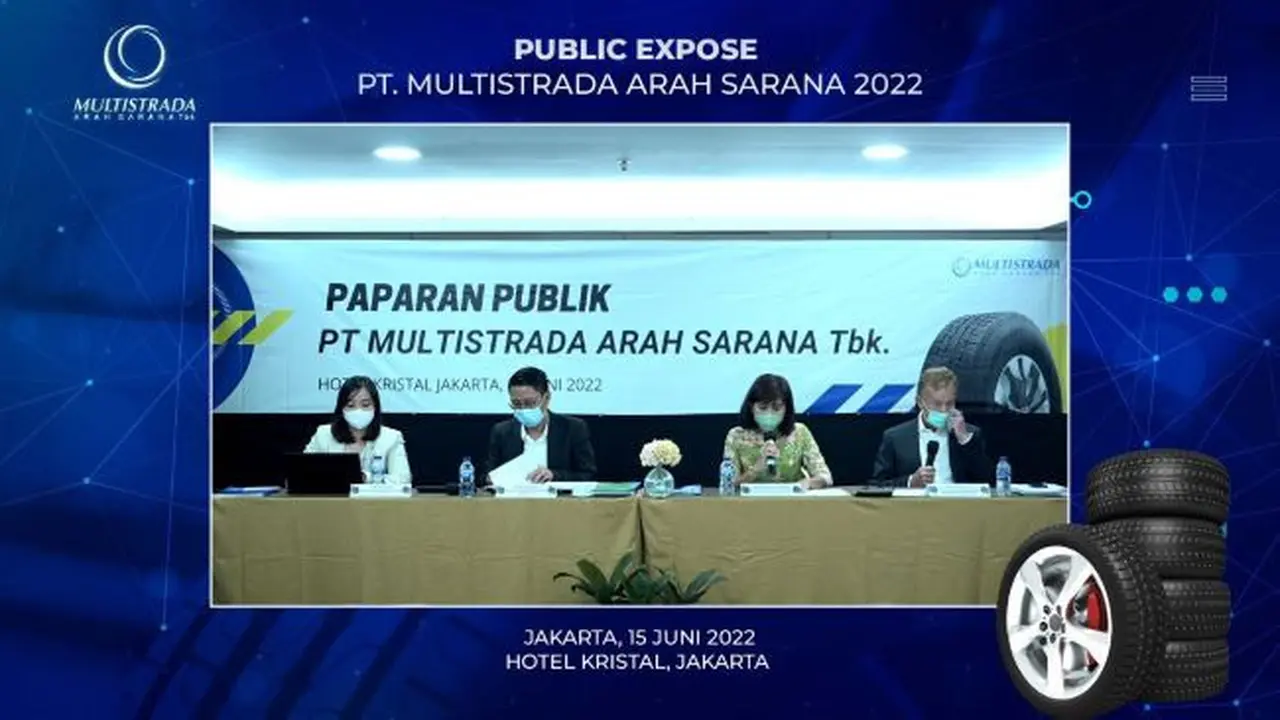 Paparan publik PT Multistrada Arah Sarana Tbk (MASA), 15 Juni 2022. (Foto: PT Multistrada Arah Sarana Tbk)