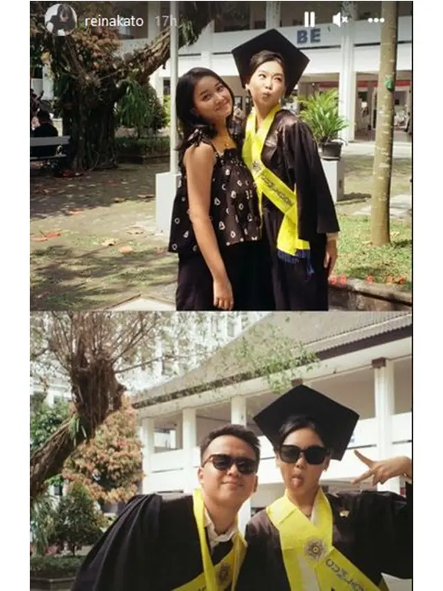 6 Potret Wisuda Reina Kato Adik Yuki Kato, Lulus dengan Predikat Cumlaude