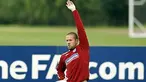Matthew Upson during a training session at London Colney, on September 2, 2008. England will play against Andorra in a World Cup 2010 qualifying match on September 6, in Barcelona. AFP PHOTO/Ian Kington
