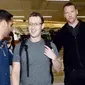 Mark Zuckerberg tiba di Incheon International Airport, Selasa (14/10/2014) kemarin