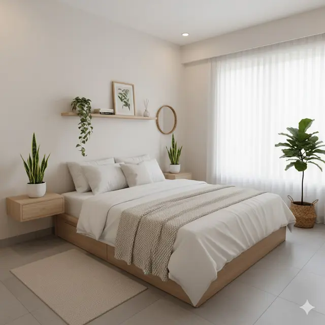 8 Desain Kamar Tidur Sempit Tapi Mewah, Bikin Ruangan Terlihat Luas dan Elegan