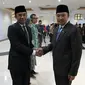 Menpora Imam Nahrawi (kanan) dan Gatot Sulistiantoro Dewa Broto (Kemenpora)