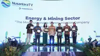 MIND ID mendapatkan penghargaan The Most Sustainable Communication Company in Energy & Mining Sector dari Nusantara TV, Kamis (29/2/2024).