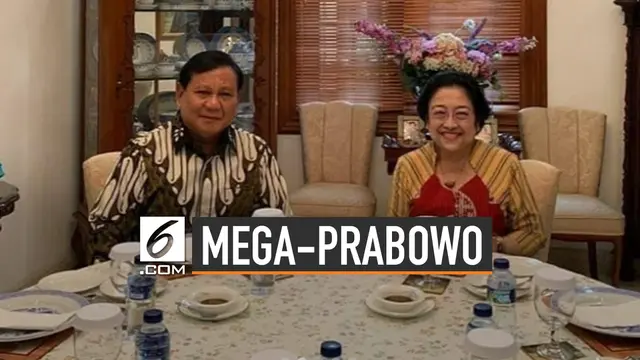 Mega-Prabowo Makan Satu Meja, Ini Potret Pertemuannya