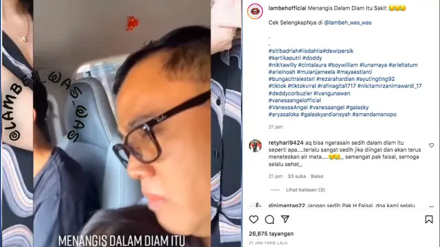 Beredar Video H. Faisal Menangis Pangku Gala Sky Bikin Pilu