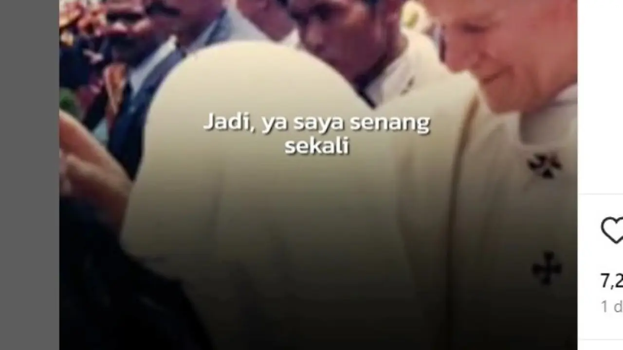 Menko Luhut Kenang Momen Mengawal Paus Yohanes Paulus II di Indonesia pada 1989: