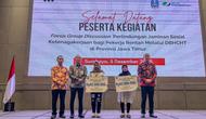 Focus Group Discussion Perlindungan Jaminan Sosial Ketenagakerjaan bagi Pekerja Rentan Melalui DBH CHT di Provinsi Jawa Timur.