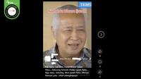 Gambar tangkapan layar&nbsp;video yang diklaim Presiden ke-2 RI Soeharto berbicara soal ijazah palsu. (sumber: Facebook)
