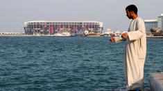 Stadion 974 merupakan satu dari delapan arena yang akan digunakan pada perhelatan akbar Piala Dunia 2022 di Qatar. (AFP/Karim Jaafar)