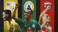 Piala Menpora - Rizky Pora, Irfan Jaya, Jaimerson (Bola.com/Adreanus Titus)