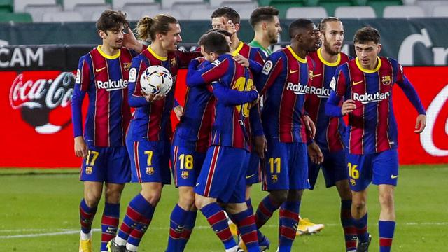 FOTO: Taklukkan Real Betis, Barcelona Gusur Posisi Real Madrid di Klasemen Liga Spanyol