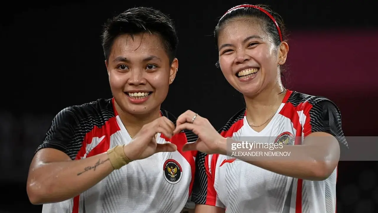Kalahkan Peringkat 1 Dunia, Ini 6 Potret Greysia Polii dan Apriyani Rahayu saat Bertanding