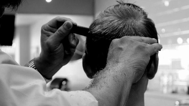 Ilustrasi tukang cukur