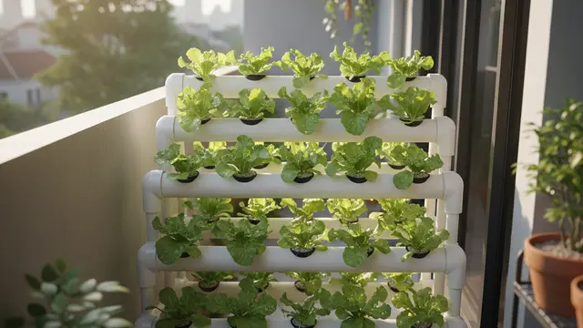 Ide Kebun Sayur Hijau Tanpa Tanah di Lahan Sempit. Gemini