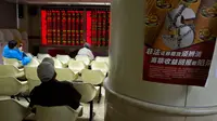 Pasar saham China (AP Photo/Ng Han Guan)