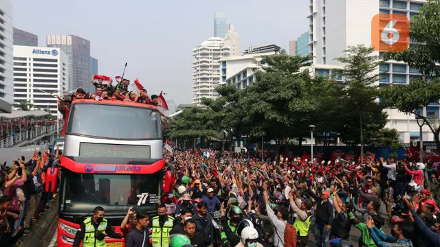 Parade Kemenangan Timnas Indonesia U-22