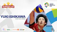 Superstar Asian Games, Yuki Ishikawa (Bola.com/Adreanus Titus)