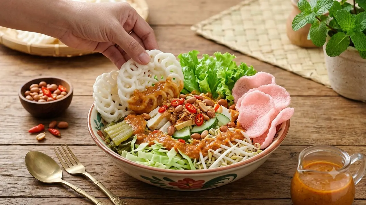 Resep Asinan Sayur Betawi Segar yang Bikin Nagih/AI Generated