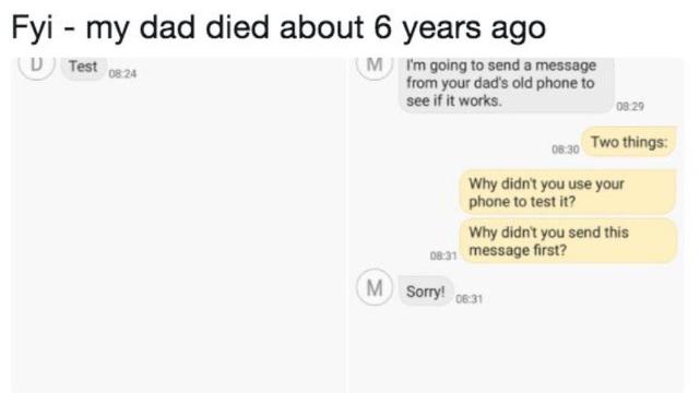 Dapat Pesan dari Ponsel Ayah yang Meninggal 6 Tahun Lalu, Ternyata...