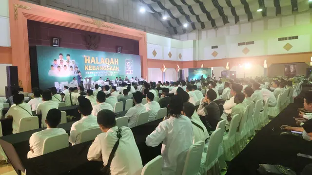 Susana Halaqah Kebangsaan yang digelar DPC PKB Kota Depok, di Hotel Bumi Wiyata, Depok. (Liputan6.com/Dicky Agung Prihanto)